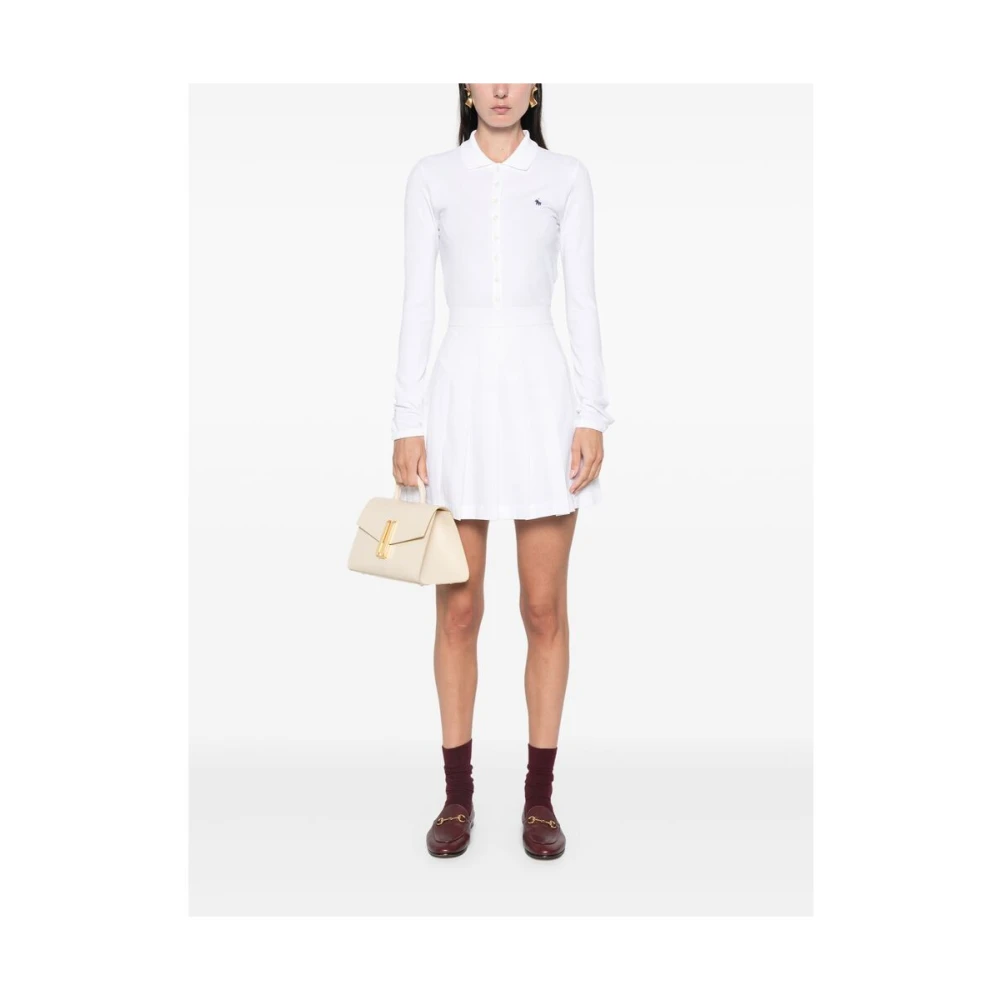Ralph Lauren Polo Collar Shirt White Dames