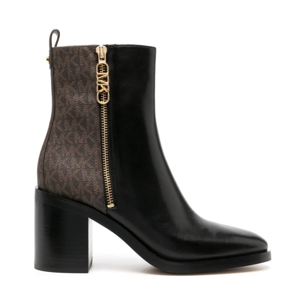 Black Mid Bootie Ankle Boots Michael Kors Heeled Boots Miinto