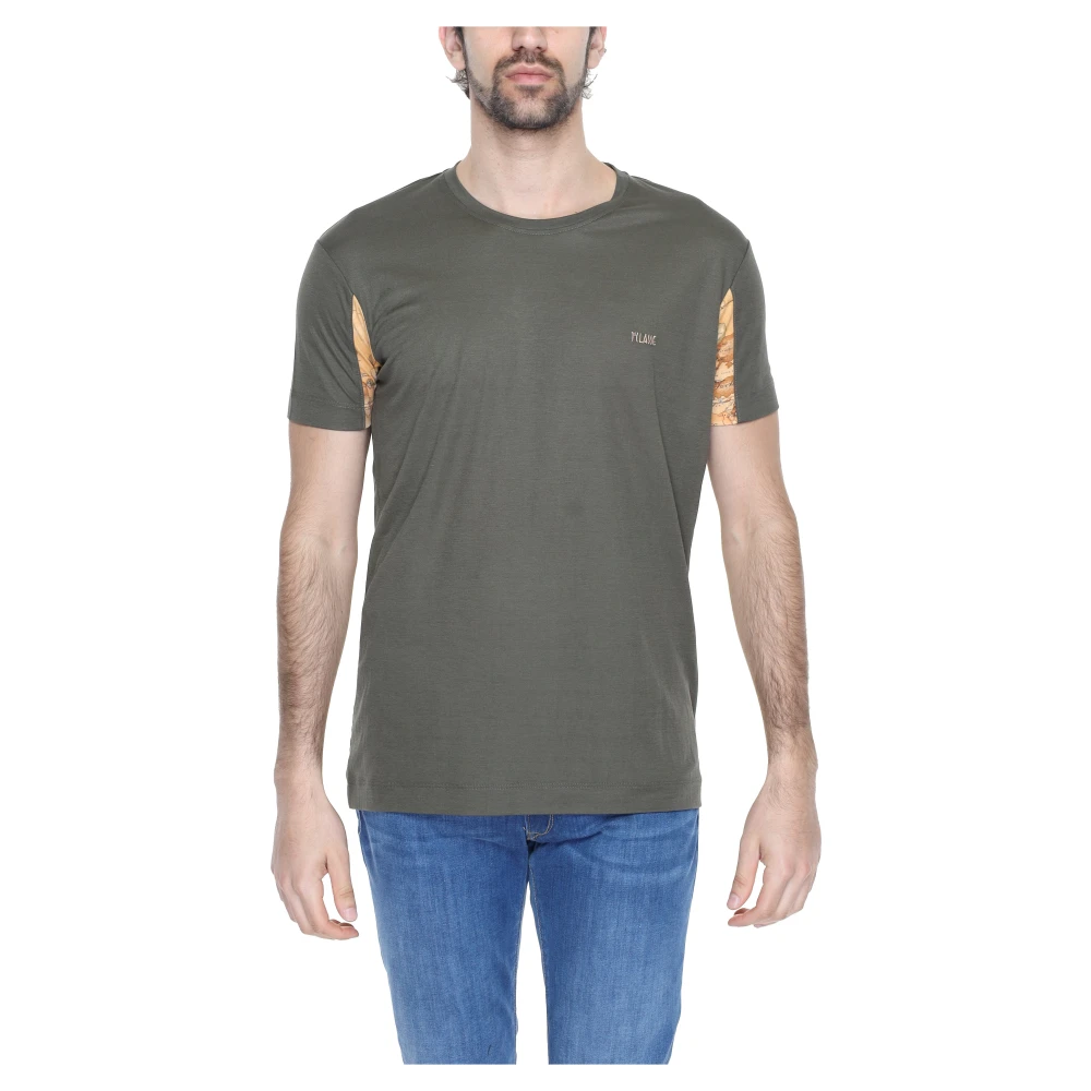 Alviero Martini 1a Classe Groene Korte Mouw Ronde Hals T-Shirt Green Heren