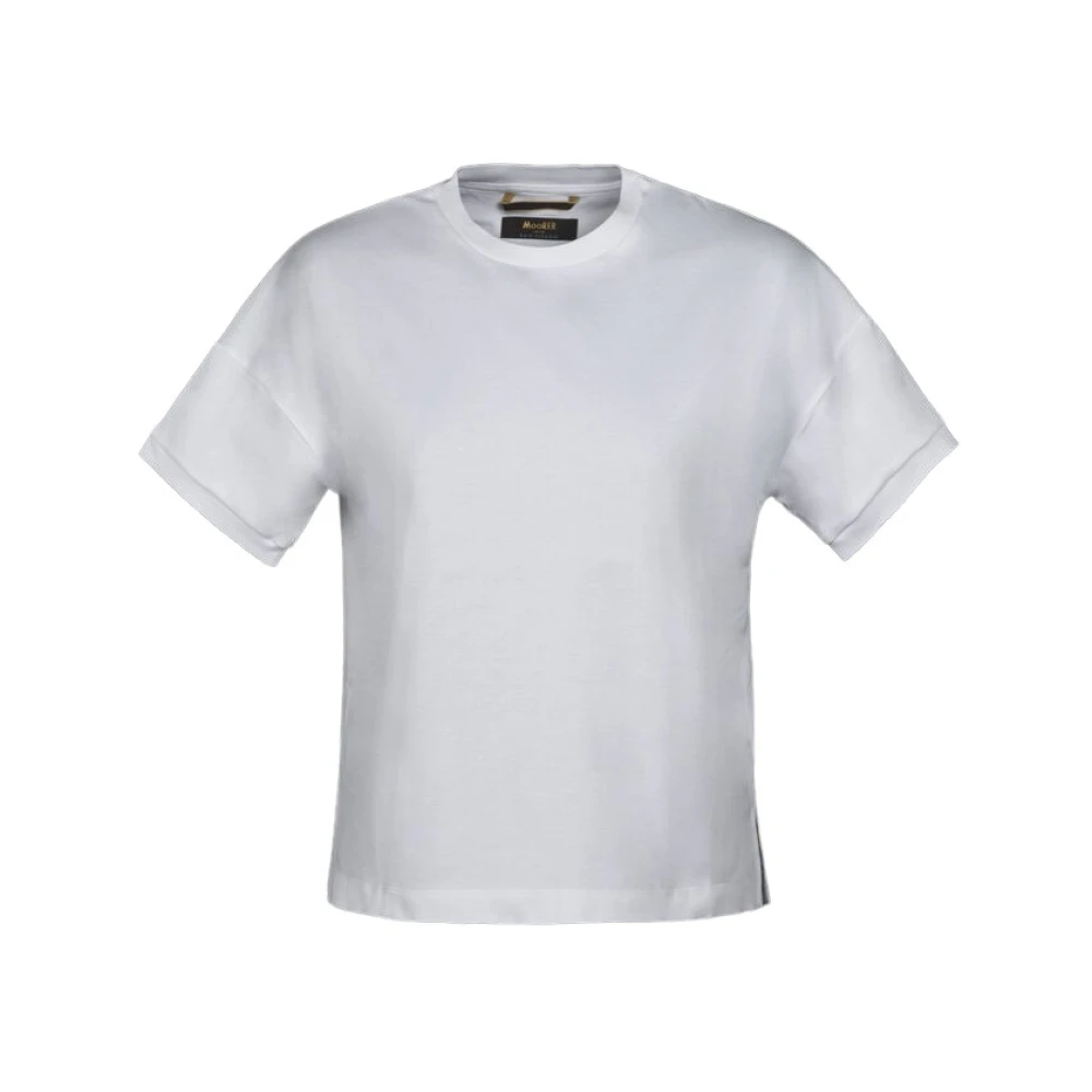 Moorer Women's White T-Shirts, Xs, Ligea T-Shirt