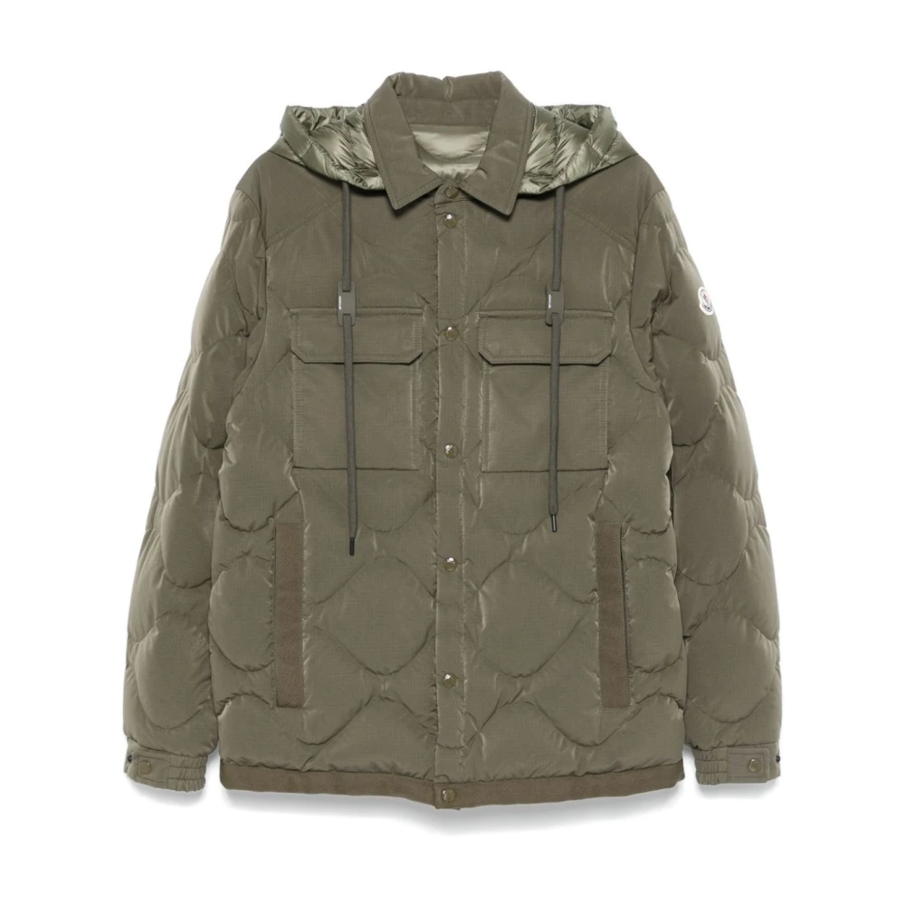 Moncler Stijlvolle Overhemdjasje voor Mannen Green Heren