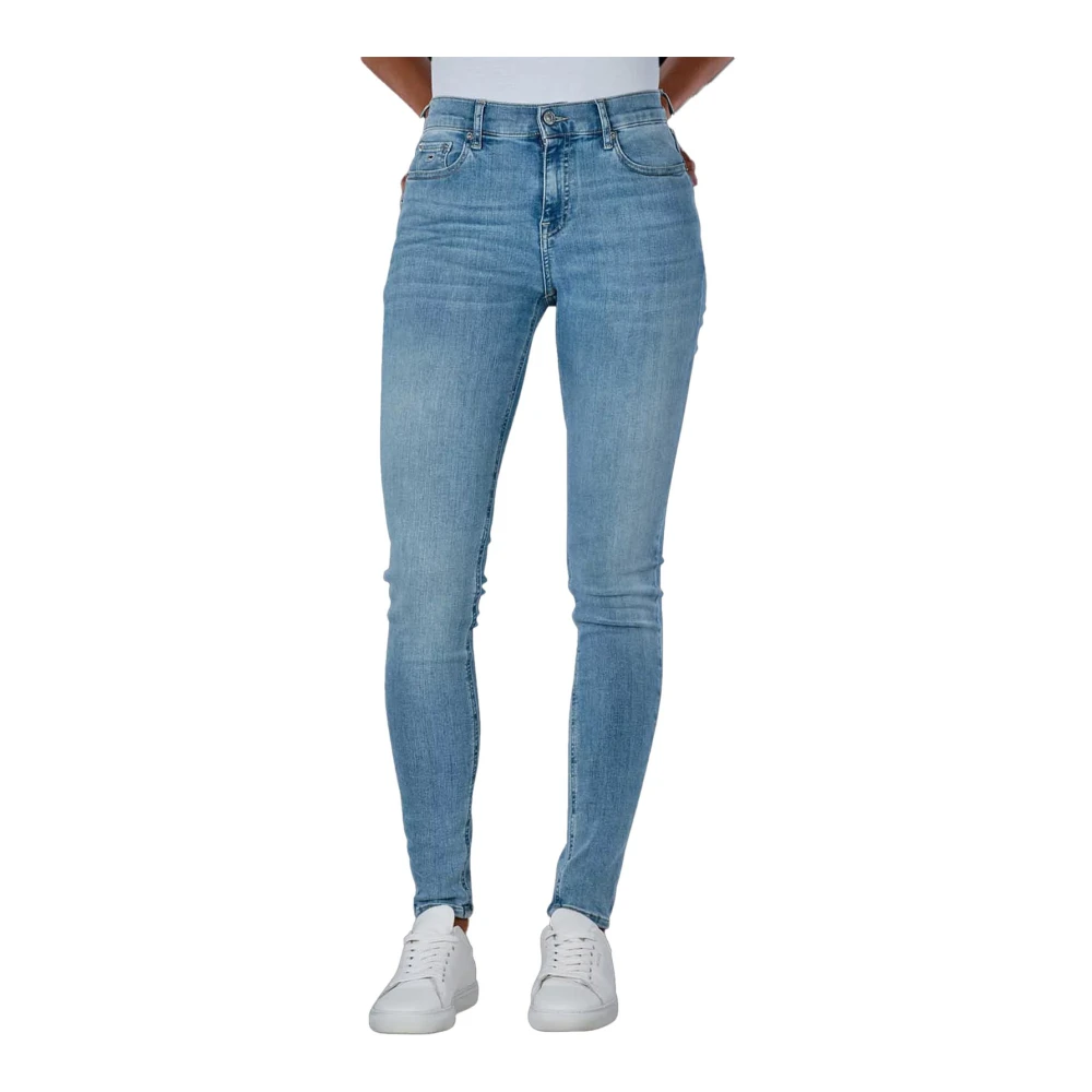 Tommy Jeans Skinny Jeans Nora Mid Rise Blue Dames