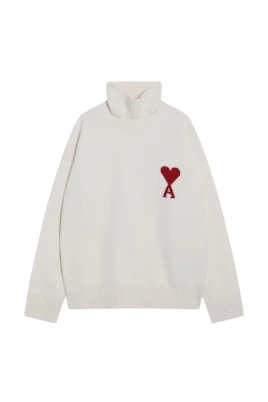 Ami De Coeur Funnel Neck Sweater