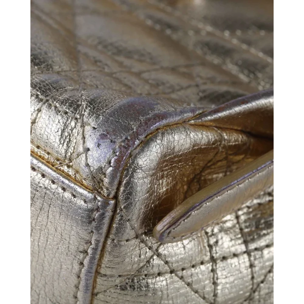 Dior Vintage Pre-owned Leather backpacks Yellow Dames