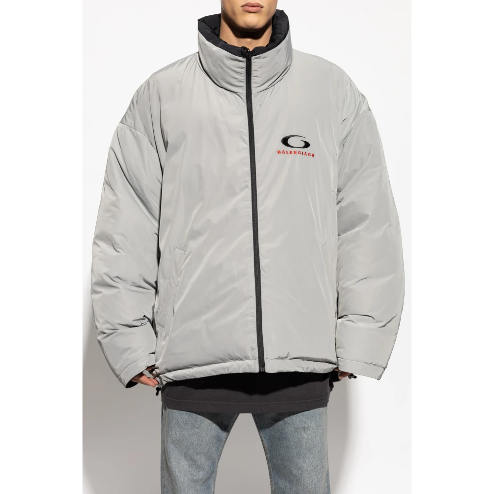 Balenciaga Omkeerbare gewatteerde jas Black Heren