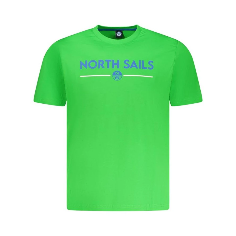 North Sails Mannelijk Groente Groene Crew Neck T-Shirt