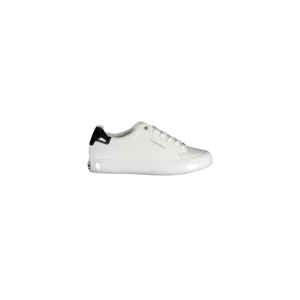 Calvin Klein Kaylee Low Top Trainers - Female - Sneakers - White - 8 Uk - Shoes