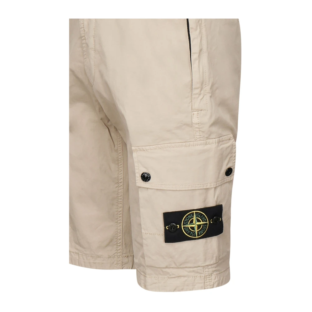 Stone Island Cargo Bermuda Shorts Beige Heren
