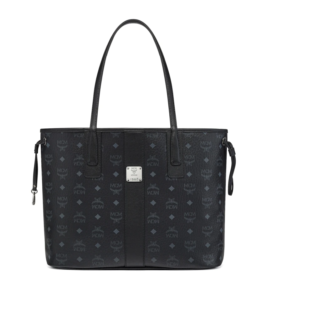 MCM Liz Wendeshopper in Visetos Black Dames