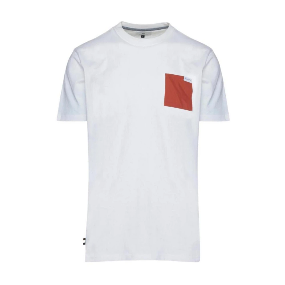 Aquascutum Lente Zomer Katoen Heren T-Shirt White Heren