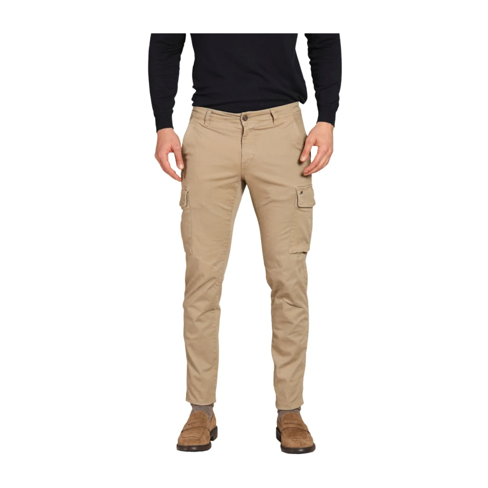 Mason's Extra Slim Fit Cargo Broek Beige Heren