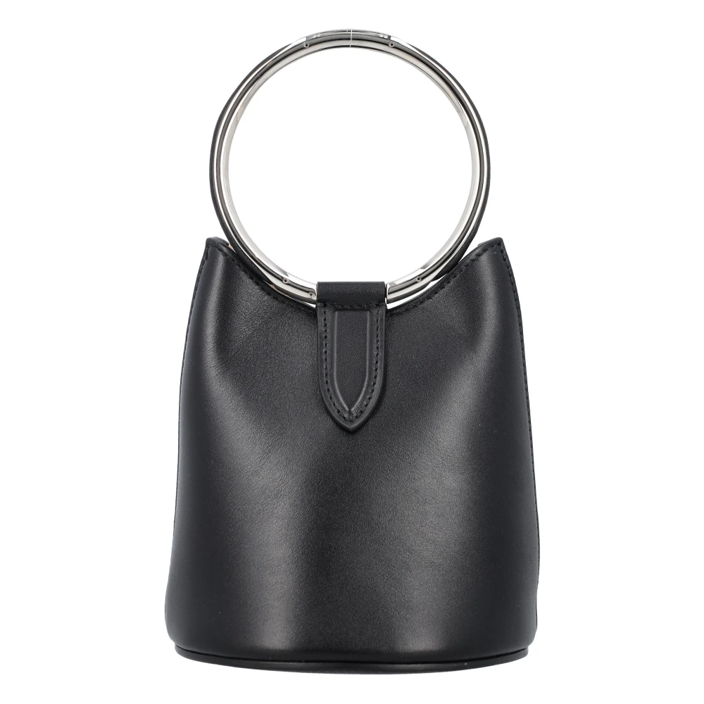 Alaïa Zwarte Ring Bucket Handtas Black Dames