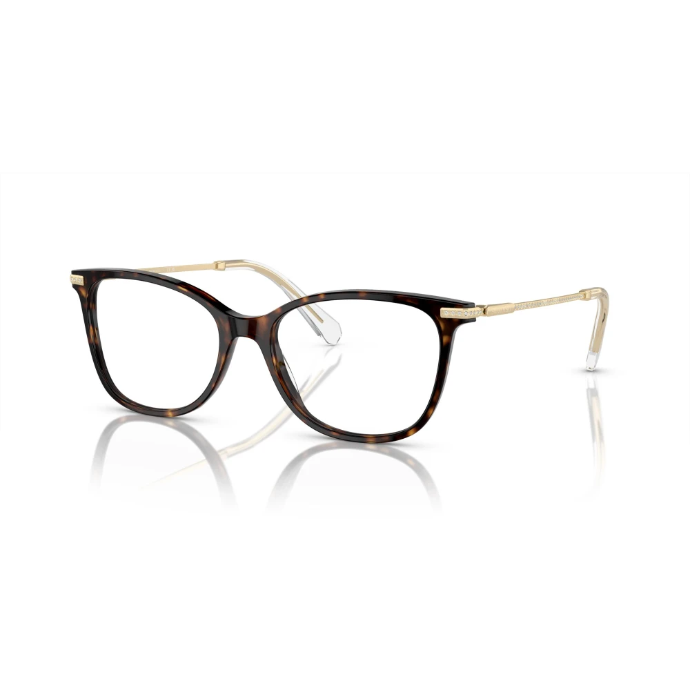 Swarovski Stijlvolle Brillenmontuur in Donker Havana Brown Unisex