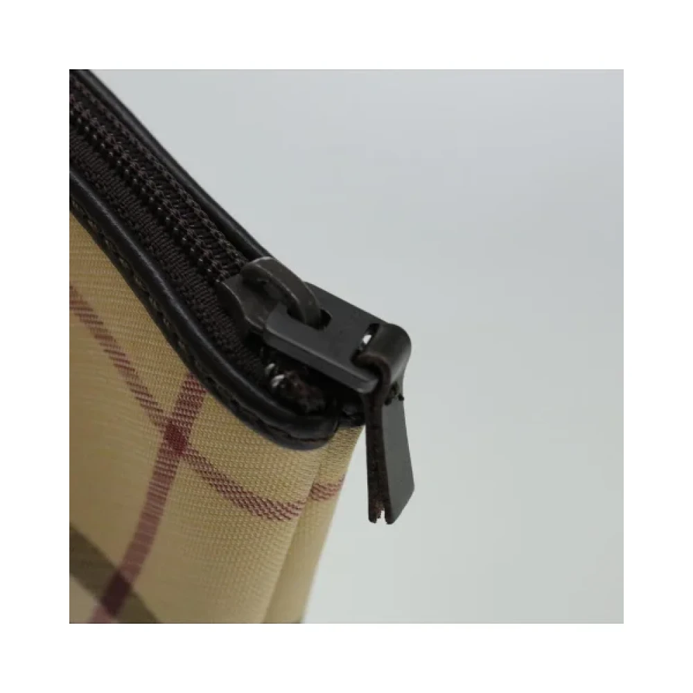 Burberry Vintage Pre-owned Canvas pouches Beige Dames