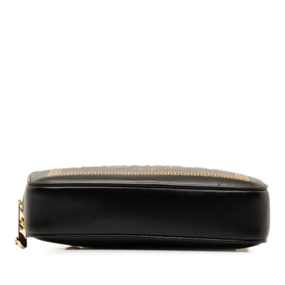 Fendi Vintage Pre-owned Leather shoulder-bags Black Dames