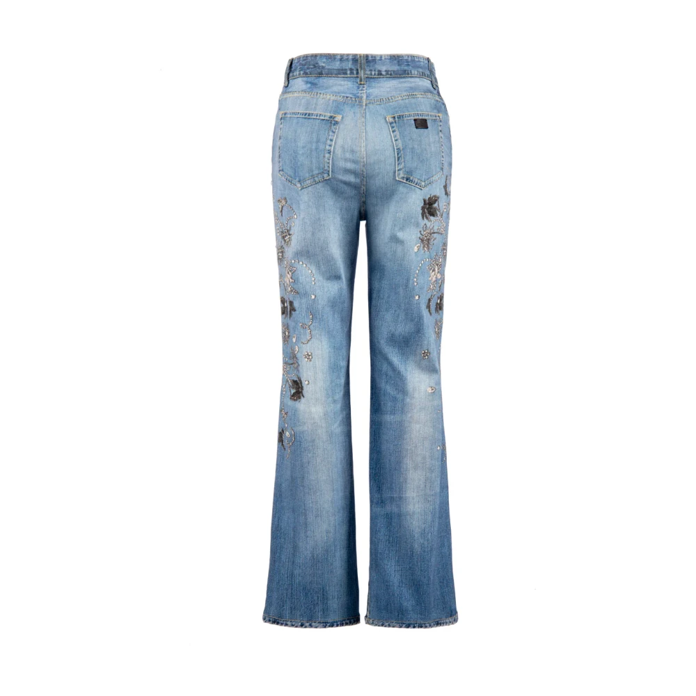 Nenette Lichte Denim Jeans Blue Dames