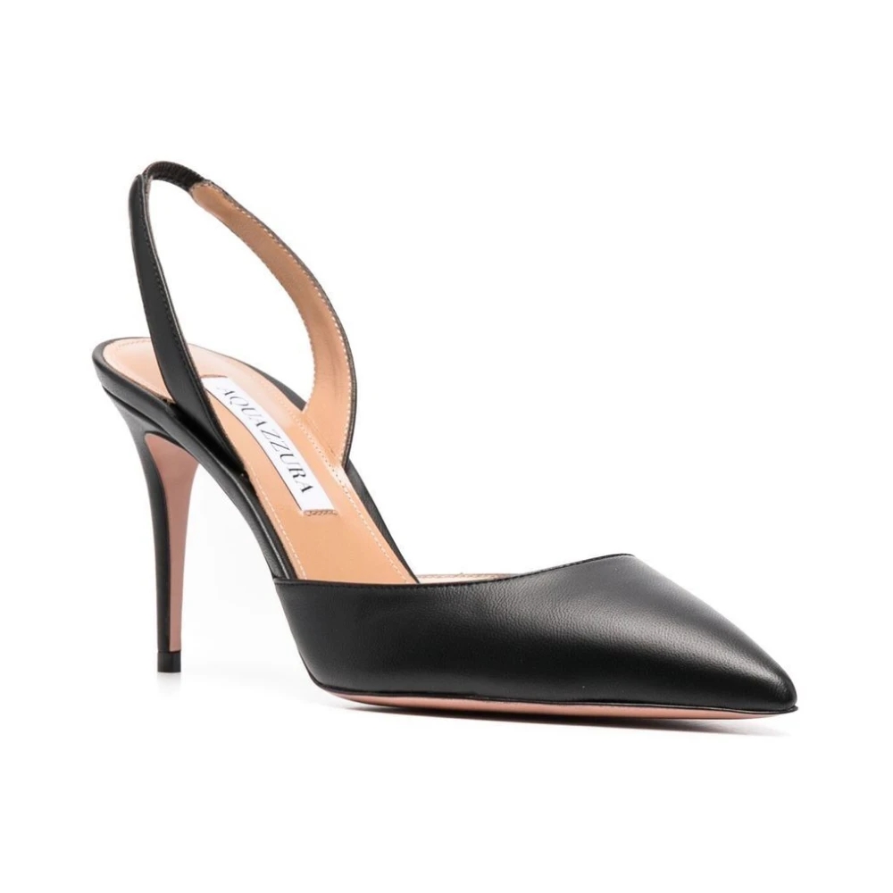 Aquazzura Zwarte So Nude Pump 85 Black Dames