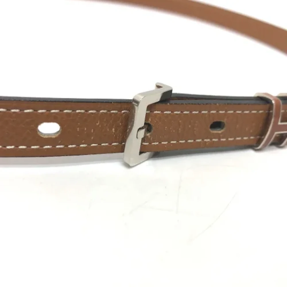 Hermès Vintage Pre-owned Leather belts Brown Dames