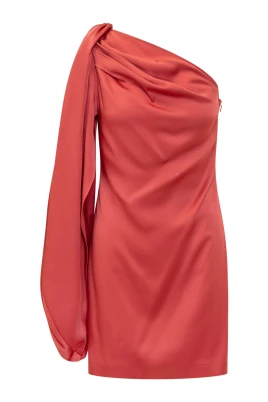 Mini Satin Klänning