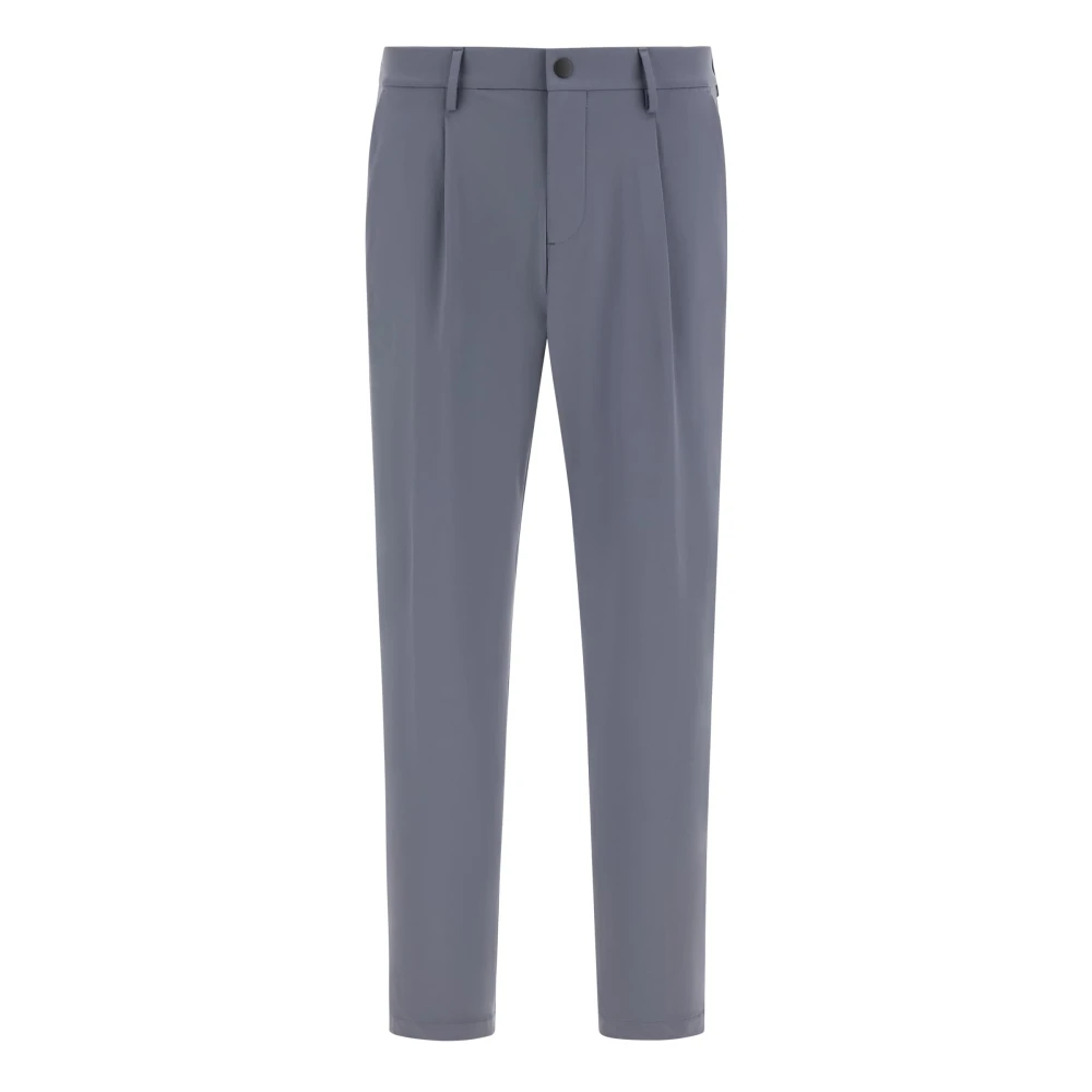 Boggi Milano B Tech B-Tech Stretch Nylon Broek Gray Heren