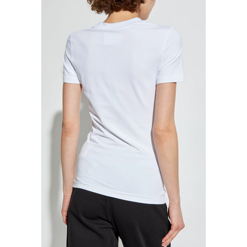 Versace Jeans Couture T-shirt met logo White Dames