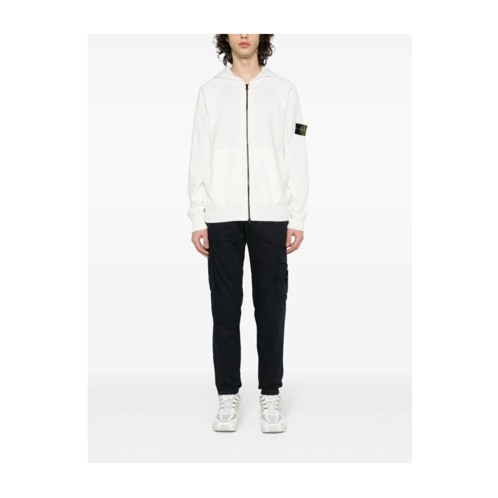 Stone Island Slim-fit Trousers Black Heren