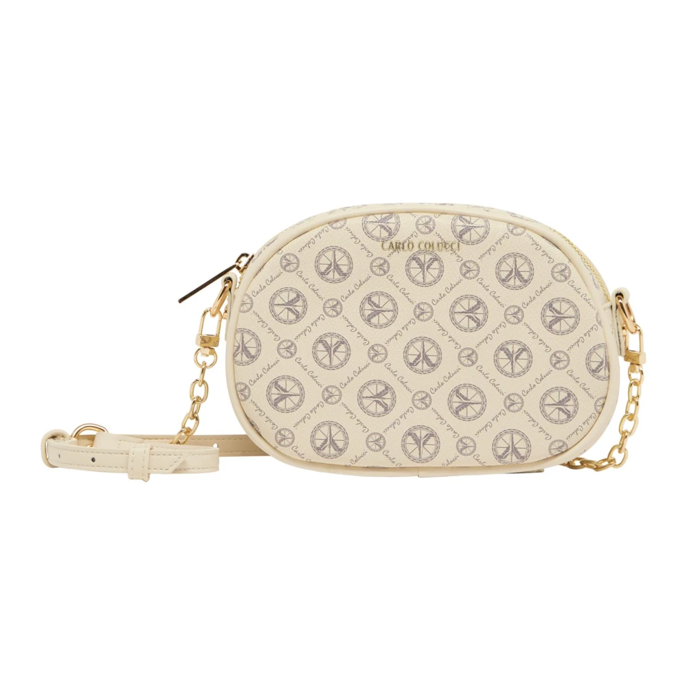 Carlo Colucci Women's Beige Shoulder Bags
