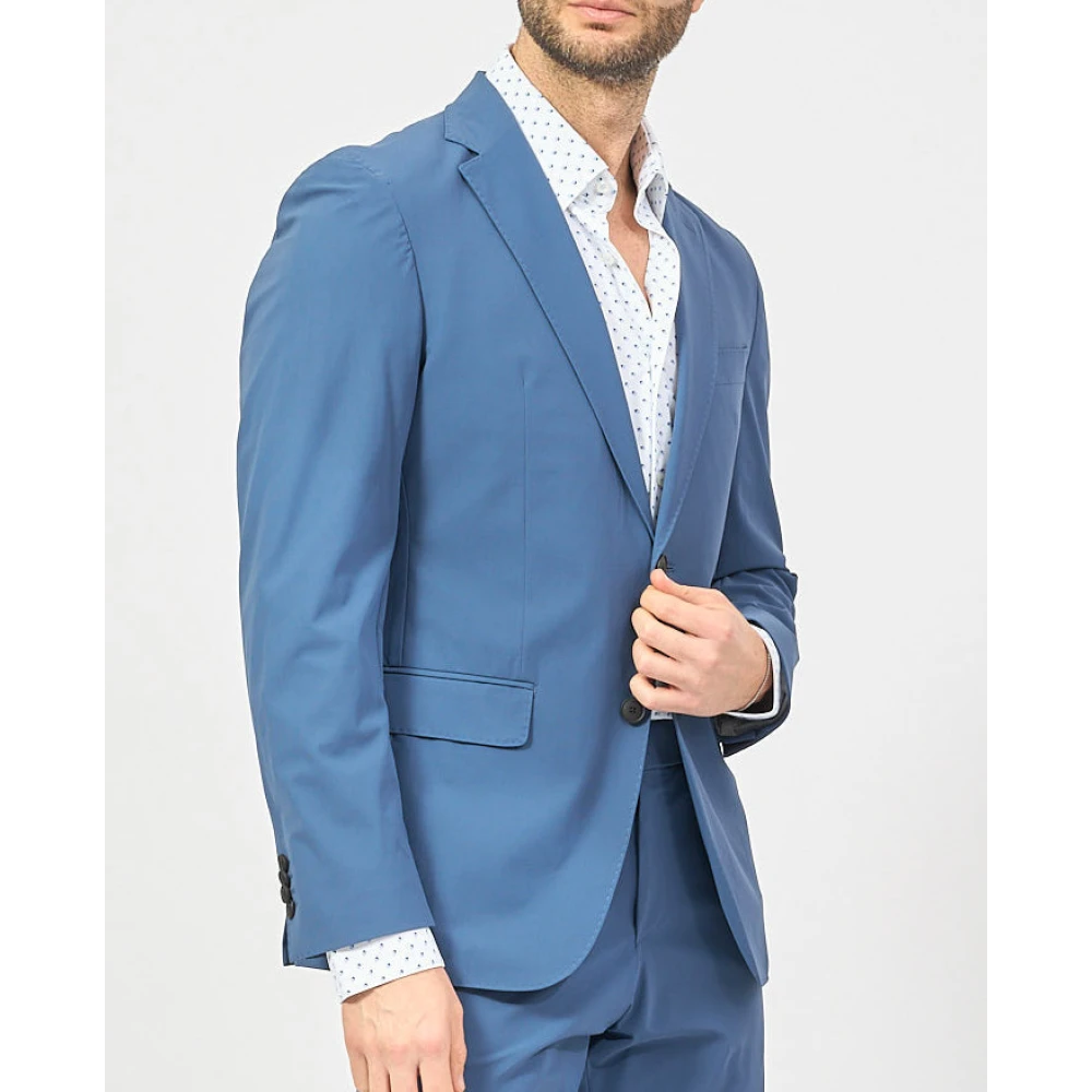 Hugo Boss Blauw Slim Fit Performance Pak Blue Heren