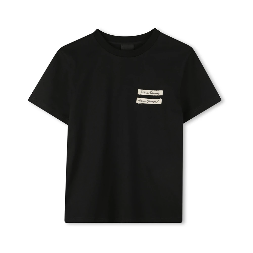 Givenchy Boys Black Kids T-Shirts And Polos