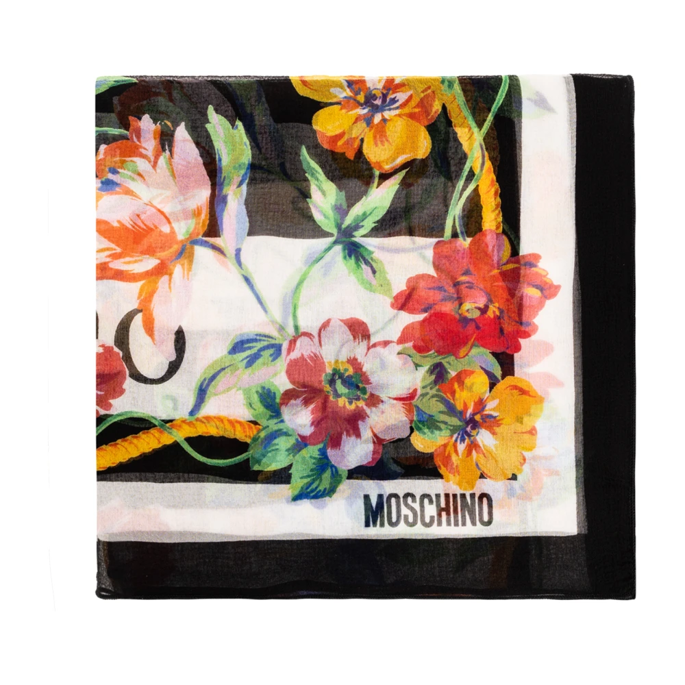 Moschino Bloemensjaal Multicolor Unisex