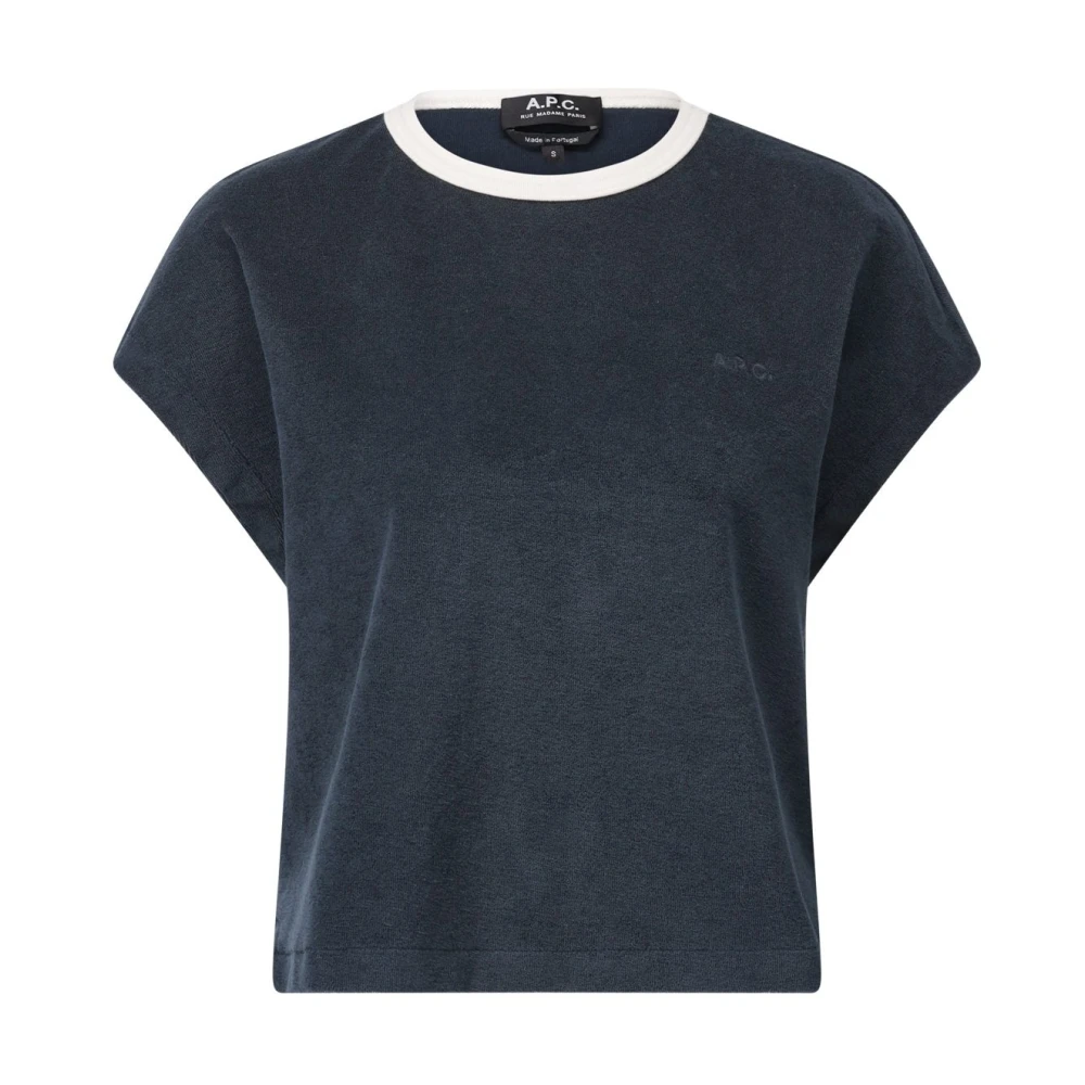 A.p.c. - Tops > T-Shirts - Blue - A.p.c. - Modalova