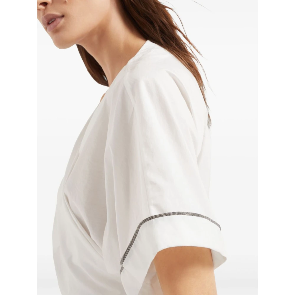 BRUNELLO CUCINELLI Natuurlijke overhemden voor mannen Beige Dames