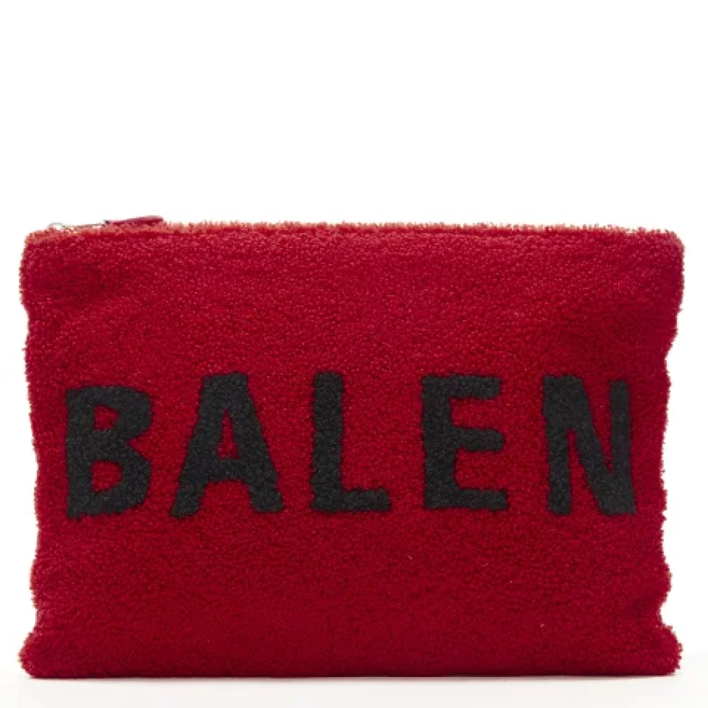 Balenciaga Vintage Pre-owned Fabric balenciaga-bags Red Dames