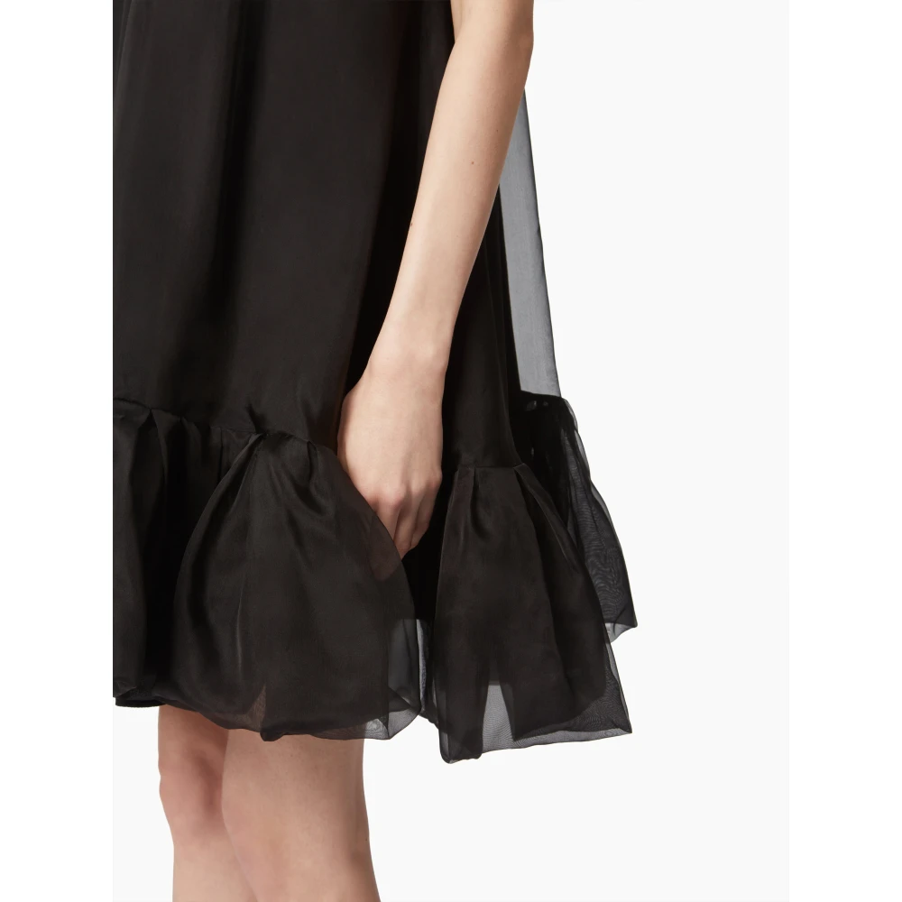 Nina Ricci Halterneck Mini Dress With Black Dames