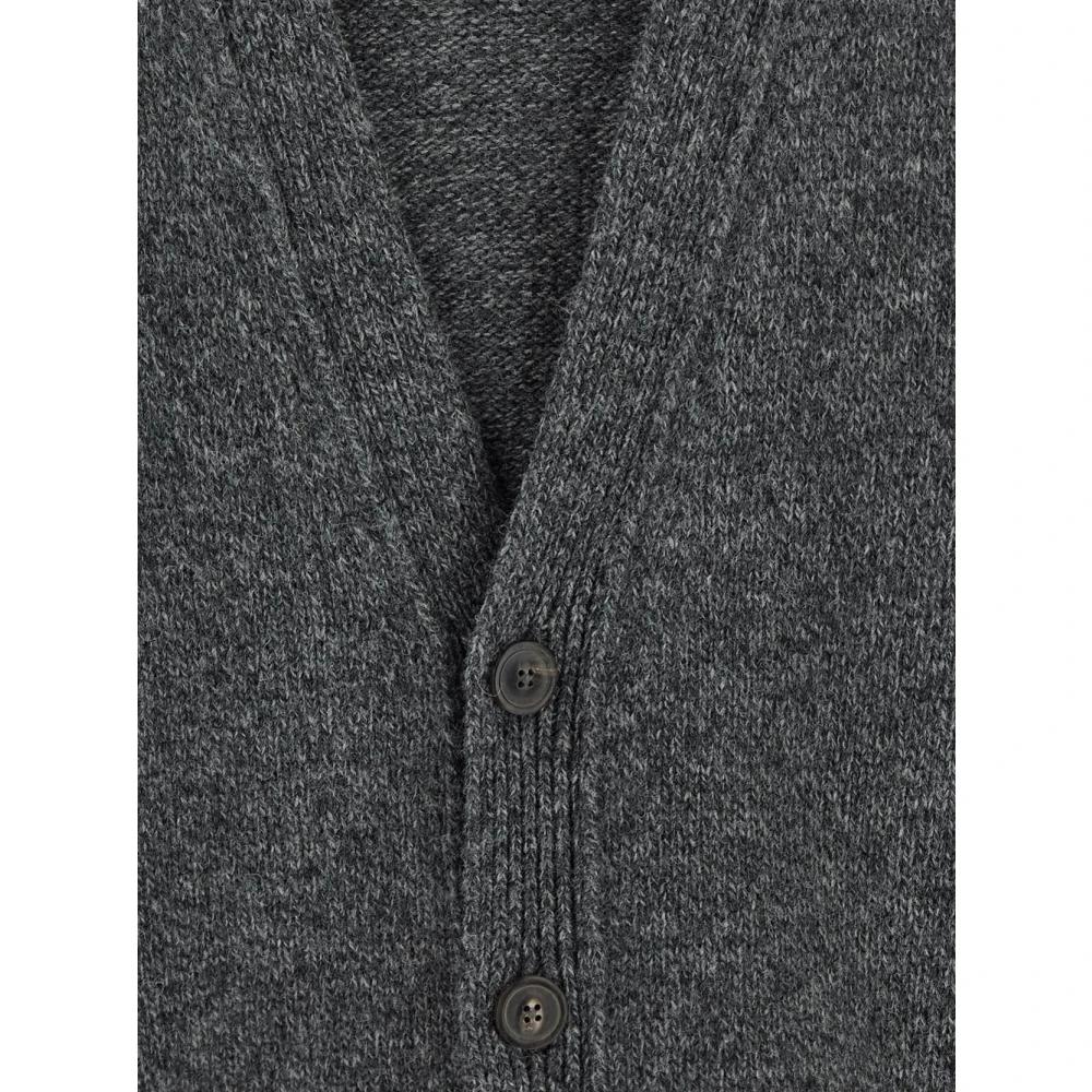 Maison Margiela Wollen Vest Gray Heren