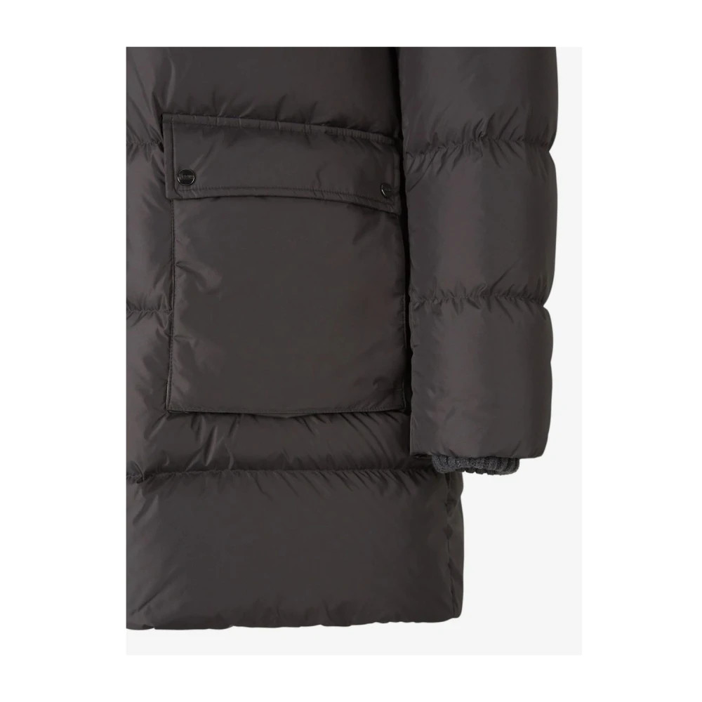 Herno Tech Polar Jacket Brown Heren