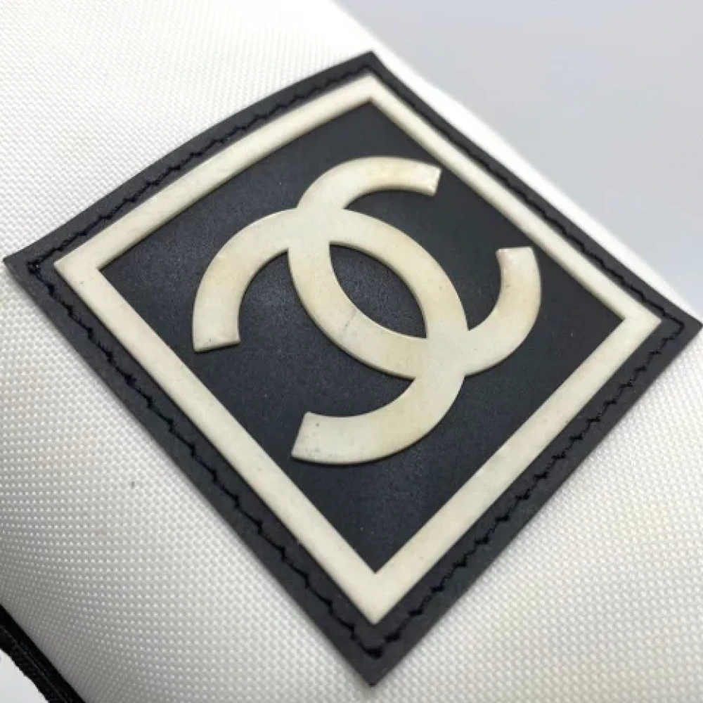 Chanel Vintage Pre-owned Fabric chanel-bags White Dames