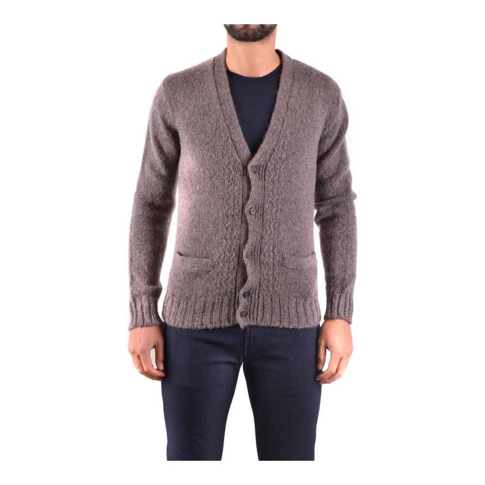 Marc Jacobs Beige Marled Purple Cardigan - Male - Cardigans - S - Knitwear