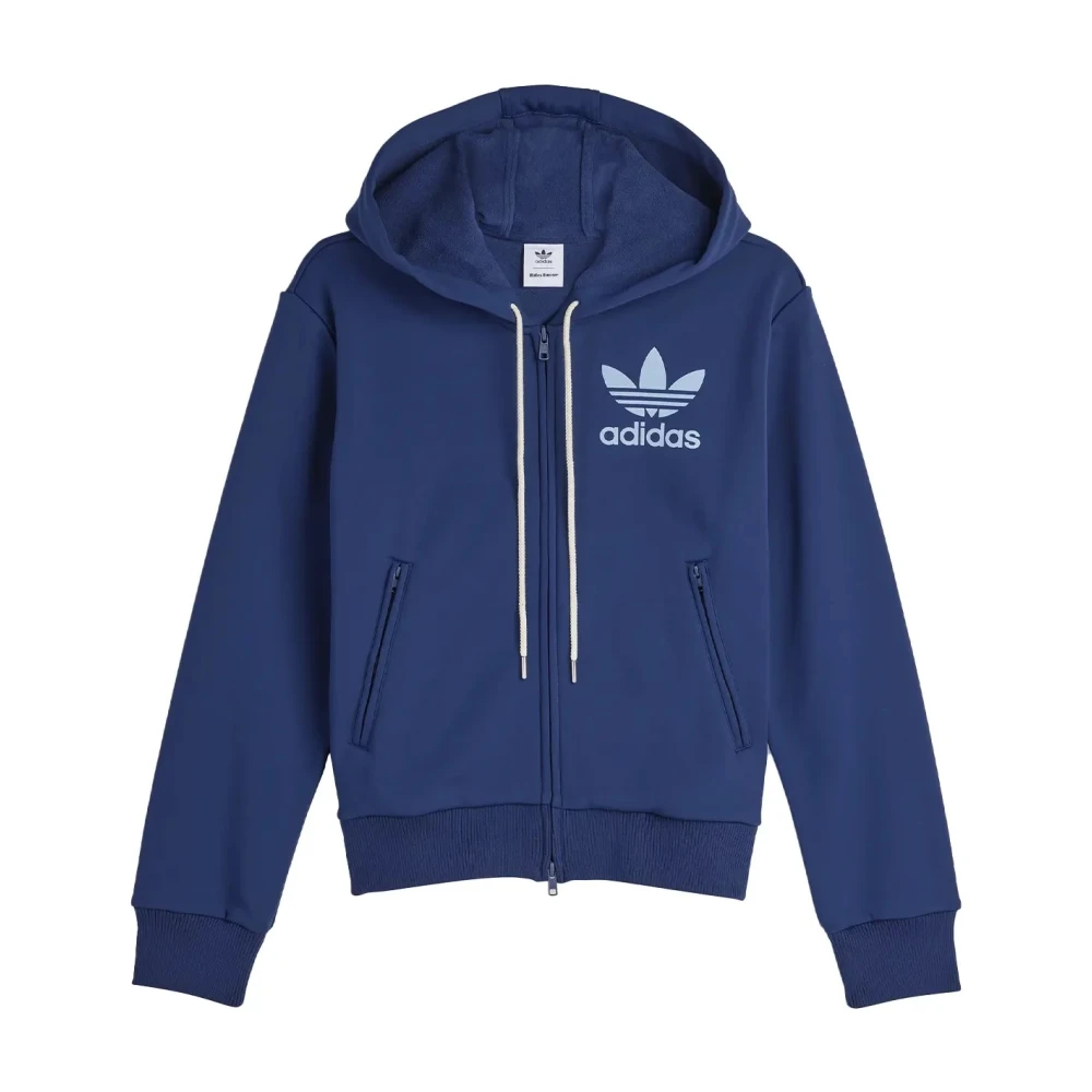 Adidas Men's Blue Long Sleeve Training Tops, S, Track Hoodie Collegiate Navy Elegant Design