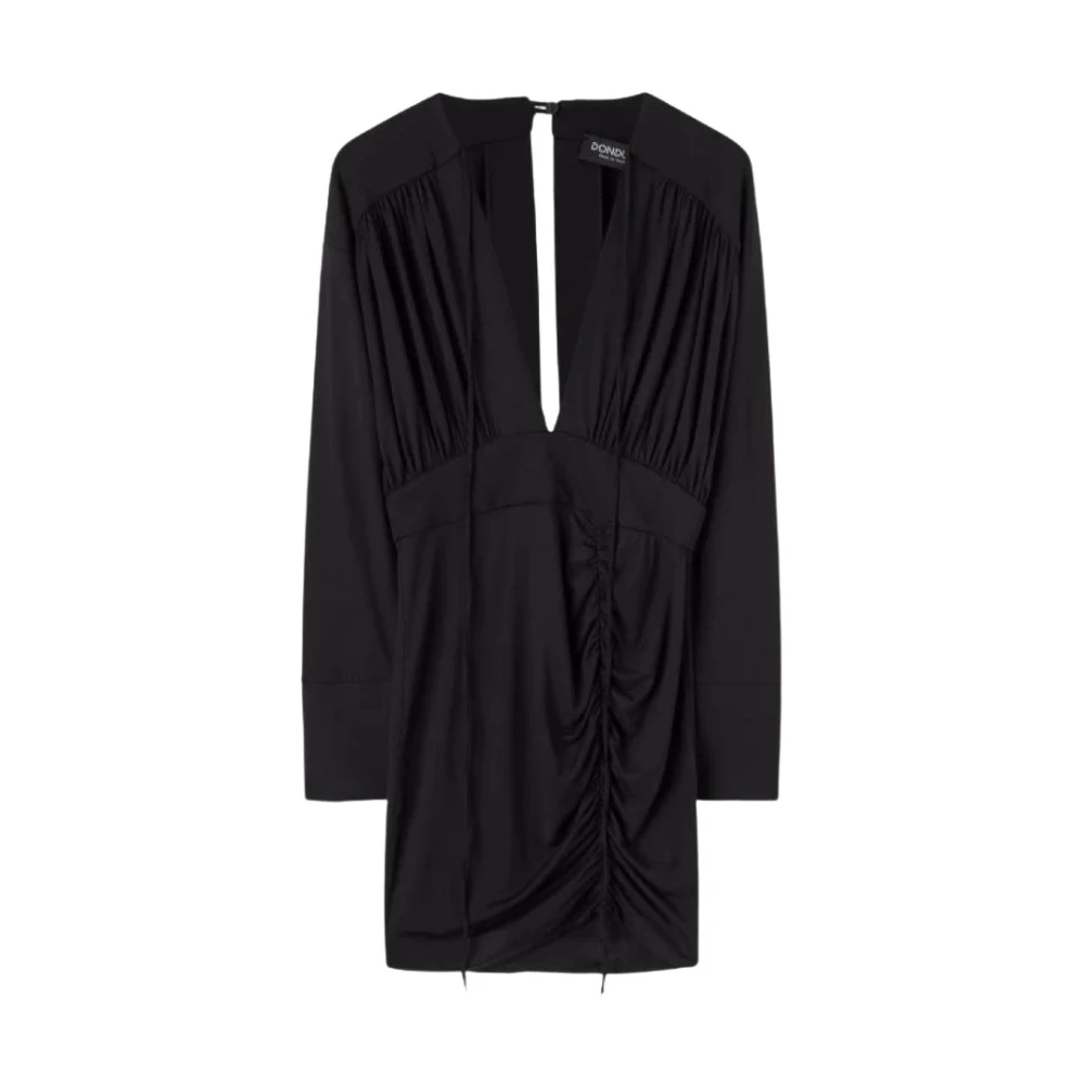 Dondup Zijde Blend Mode Top Black Dames