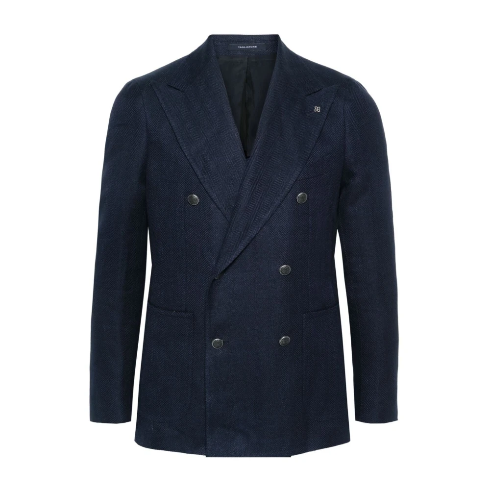 Tagliatore Fashionable Jacket Blue Heren