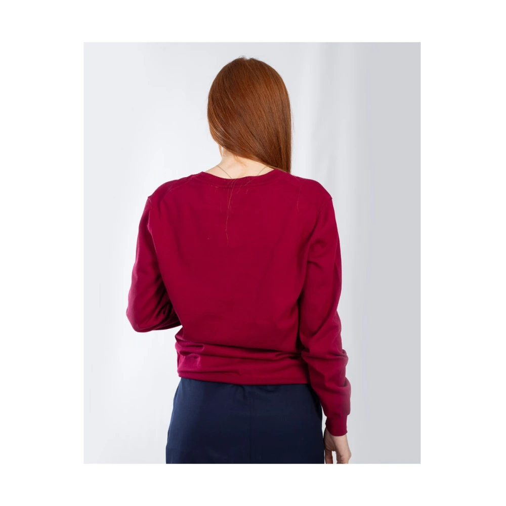 Lacoste Cardigans Red Dames