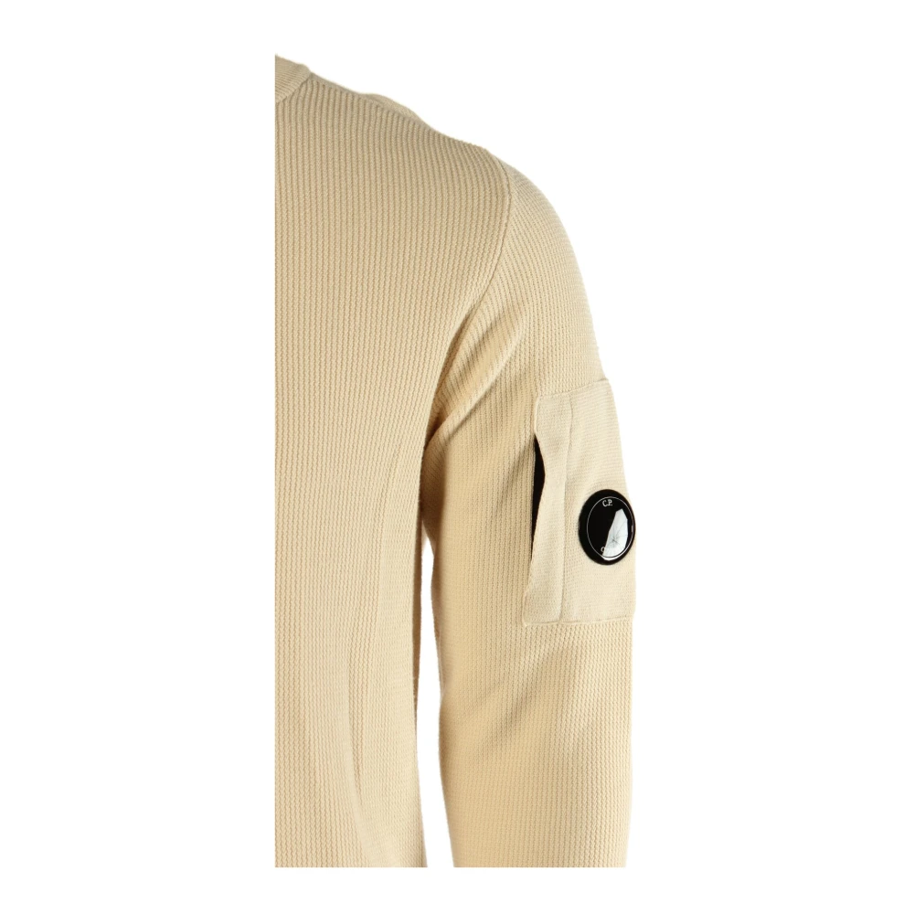 C.P. Company Gele Katoenen Trui Sea Island Yellow Heren