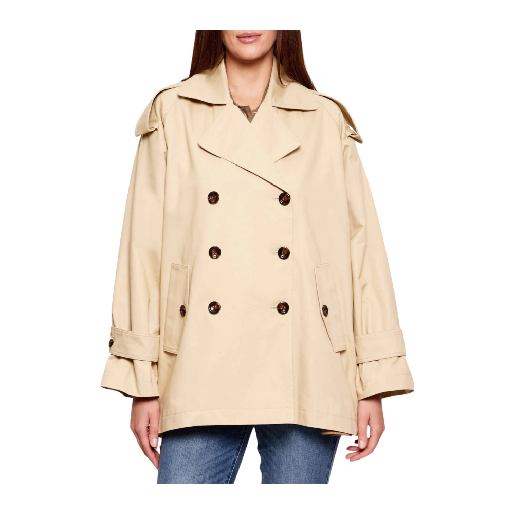 Liu Jo Mujer Beige Abrigos, Talla: S