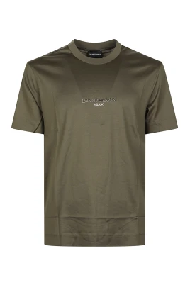 T-shirt med logotyptext