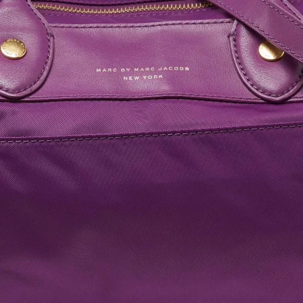 Marc Jacobs Pre-owned Leather handbags Purple Dames