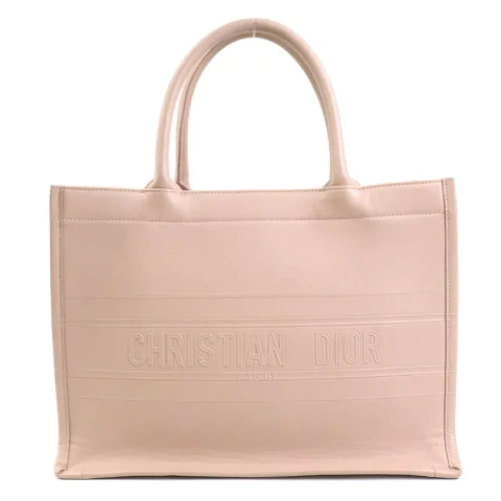 Dior Vintage Pre-owned Fabric dior-bags Pink Dames