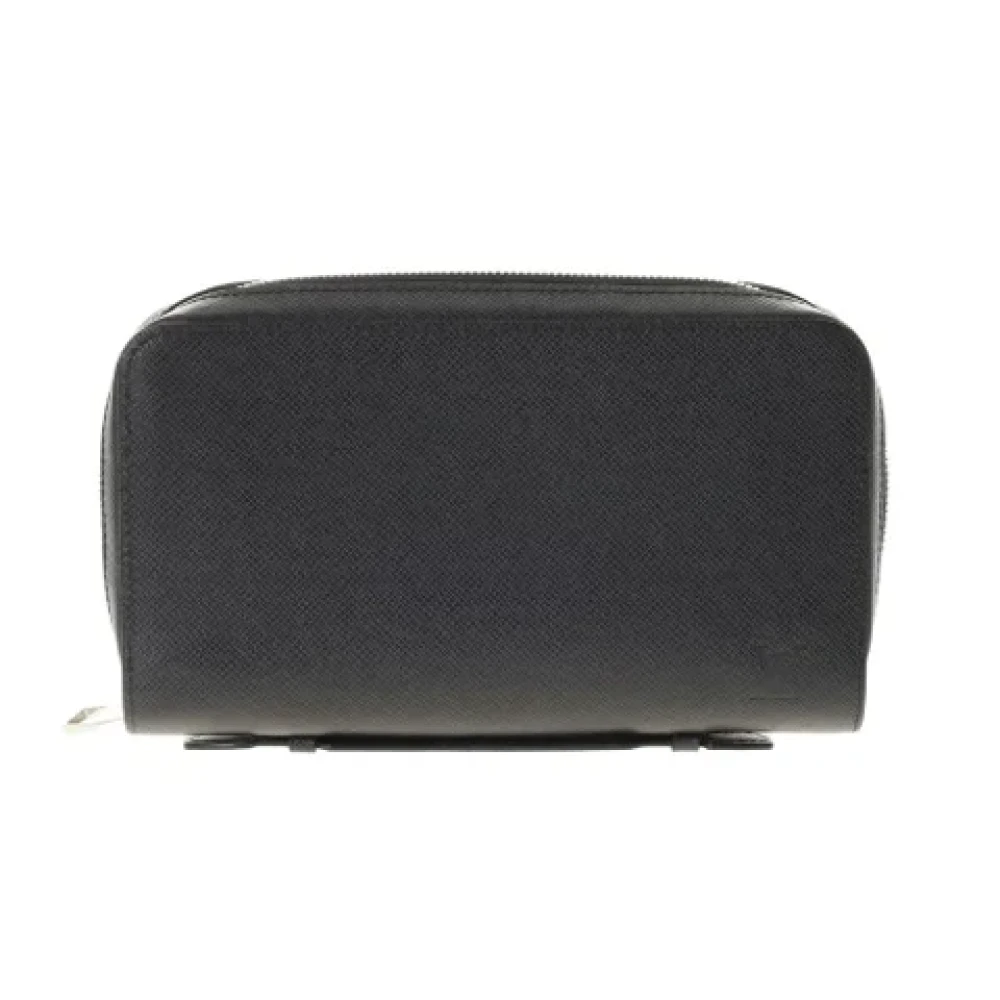 Louis Vuitton Vintage Pre-owned Leather wallets Black Heren