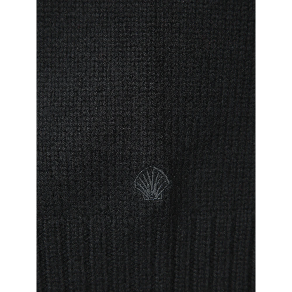 Loulou Studio Zwarte gebreide kleding voor vrouwen Aw24 Black Dames