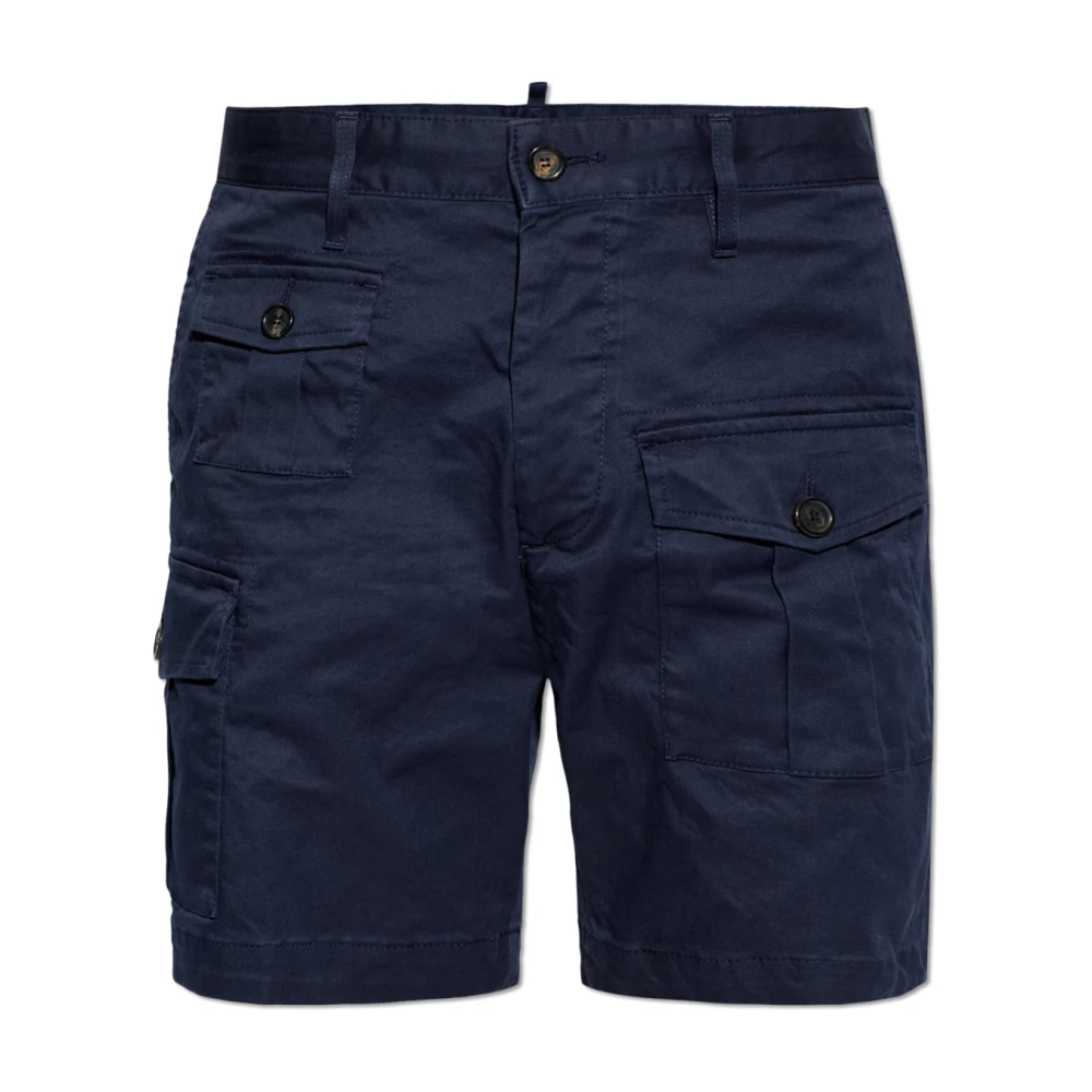 Dsquared2 Men's Blue Casual Shorts, Xl, Cargo Shorts